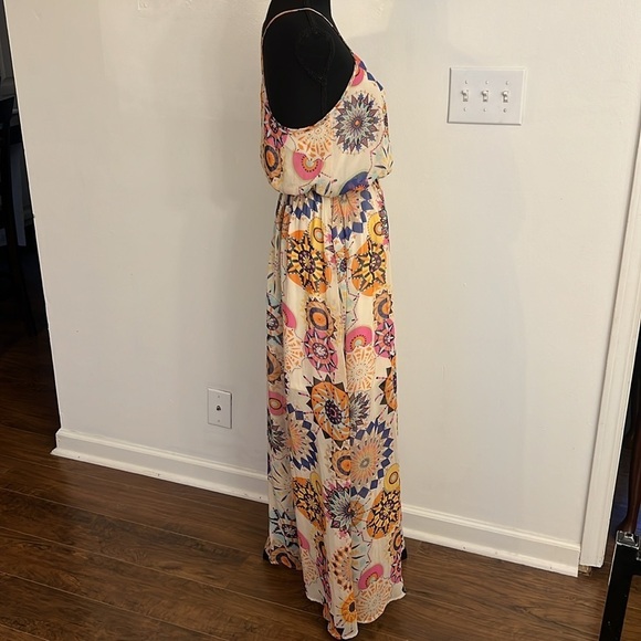 Cals Maxi Lightweight Sheer Flowy Dress , Sz. S. - Picture 5 of 13